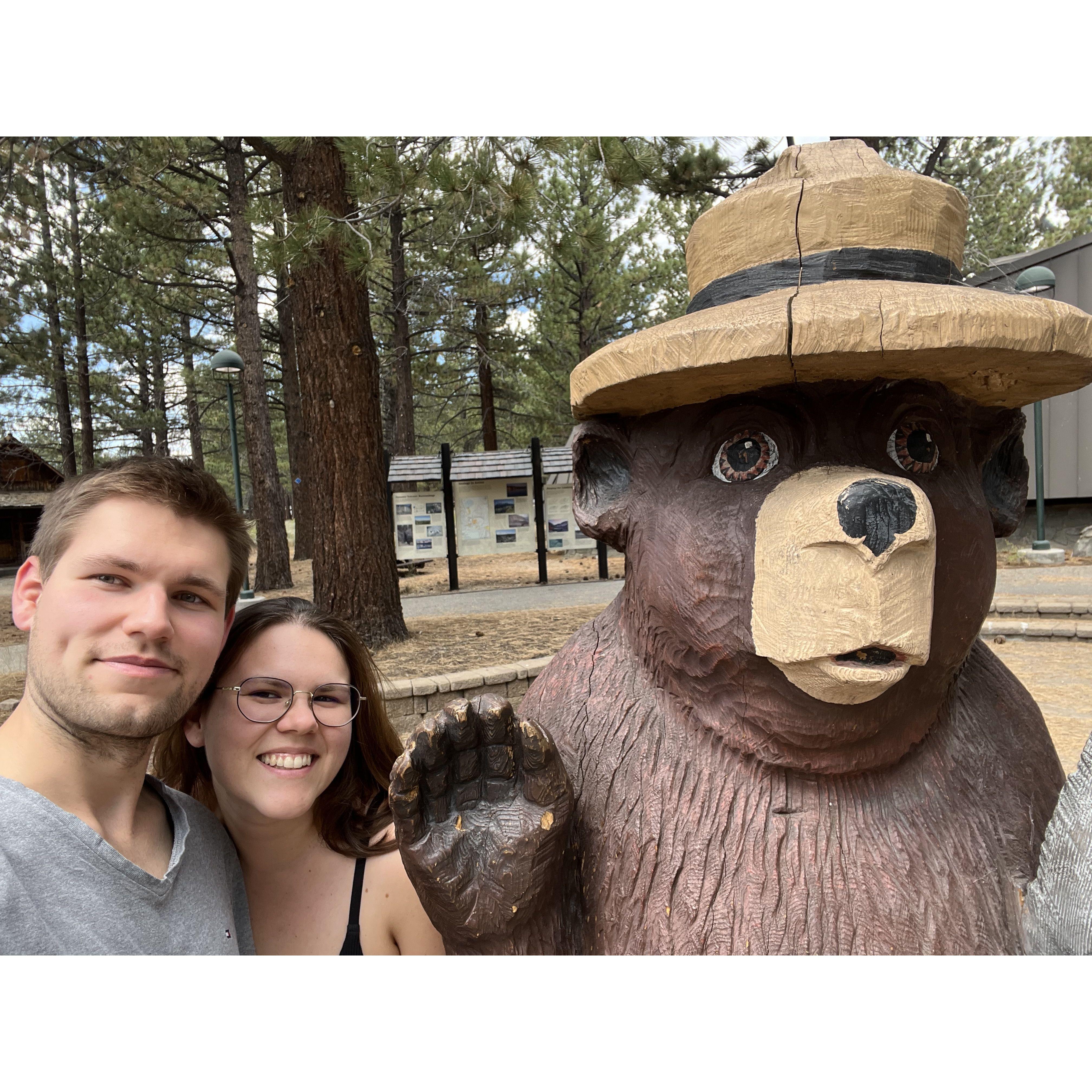 Smokey the Bear at Mammoth Lakes Aug 2024