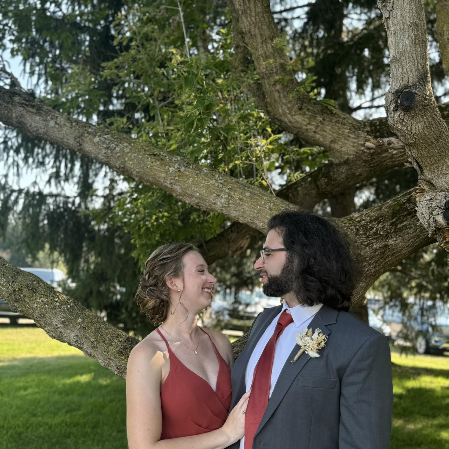 At Nick and Sofia's wedding