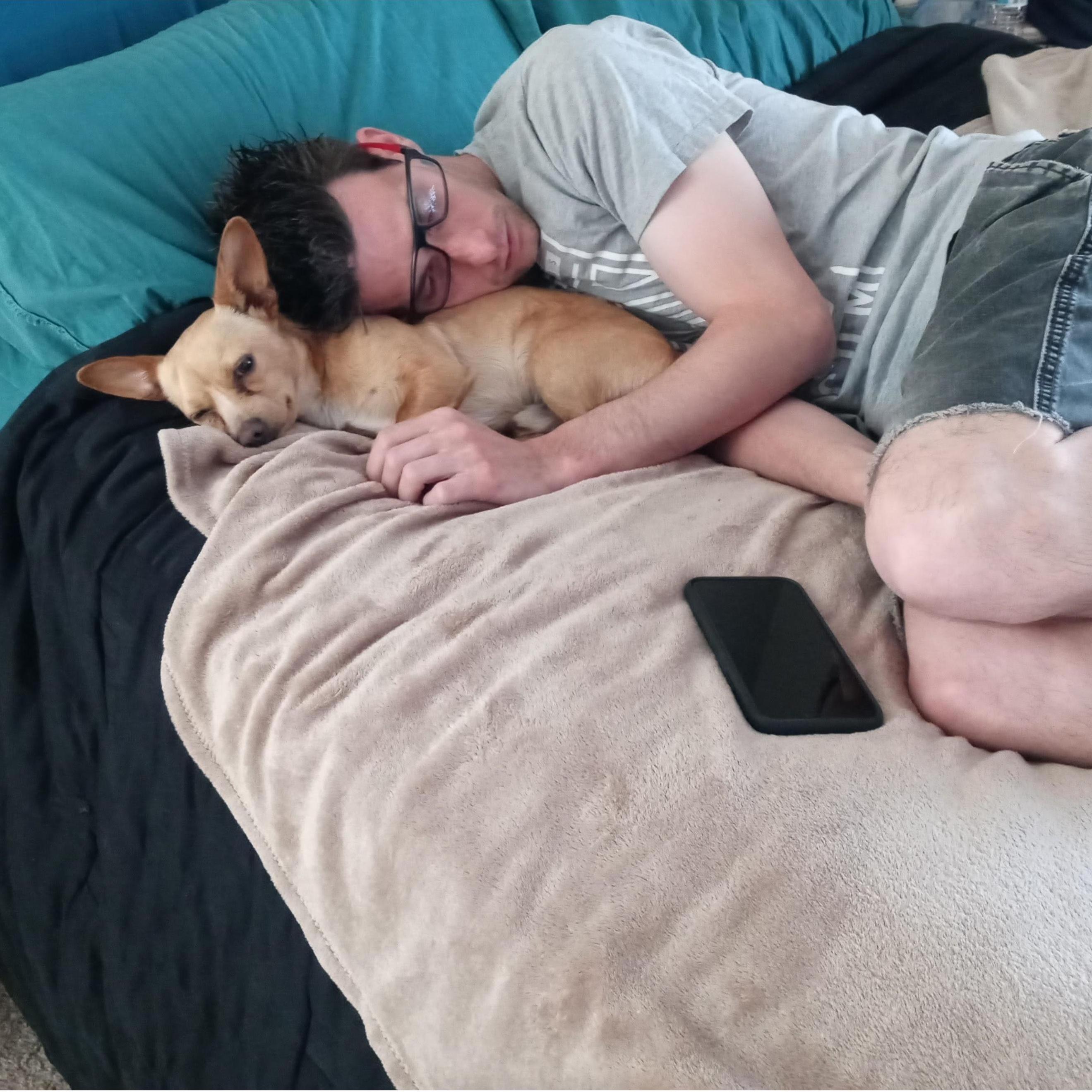 💤 Nap time with Myron!