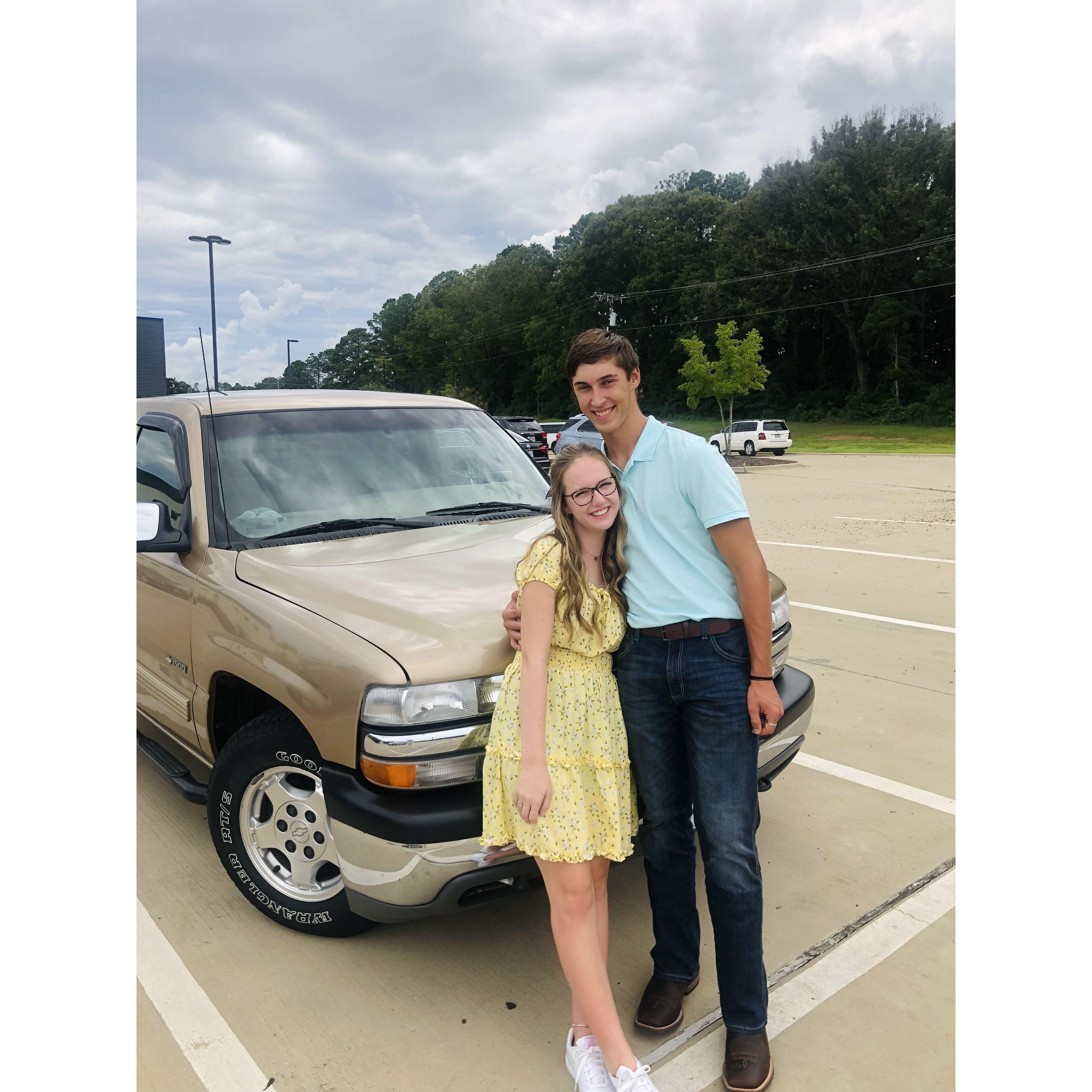 Our first day of senior year!