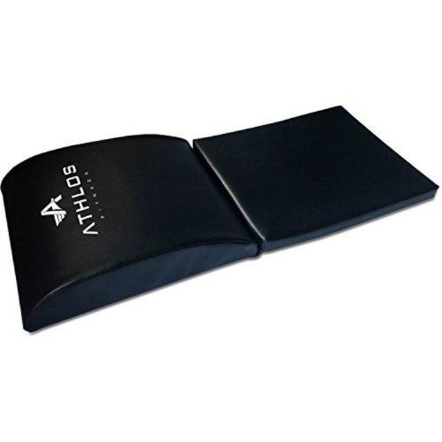 Athlos Fitness Ab Mat with Tailbone Protector - Ab Mats for Sit Ups - Ab Workout Mat - Full Range of Motion Ab Trainer