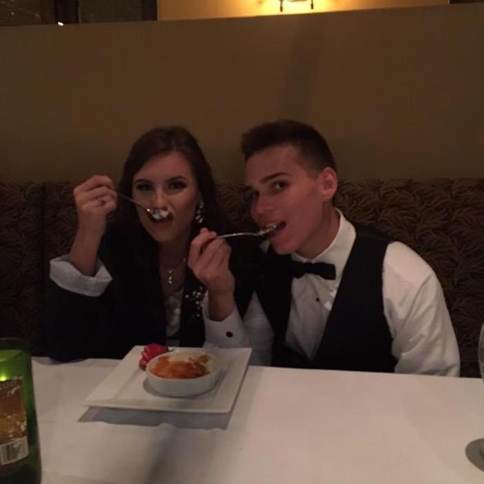 Senior prom dinner at firefly, 2017