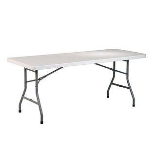 Office Star 6 ft. Center-fold Resin Top Multi-purpose Table