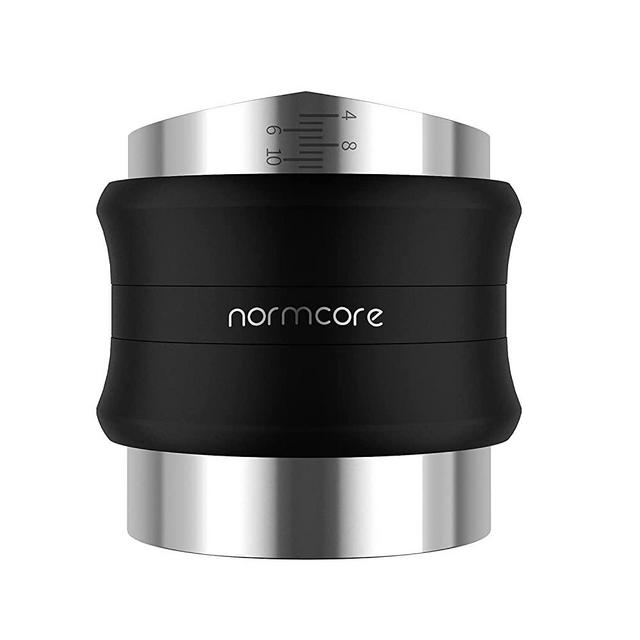 53.3mm Coffee Distributor & Tamper - Normcore Dual Head Coffee Leveler Fits 54mm Breville Portafilters - Built-in Spring - Adjustable Depth