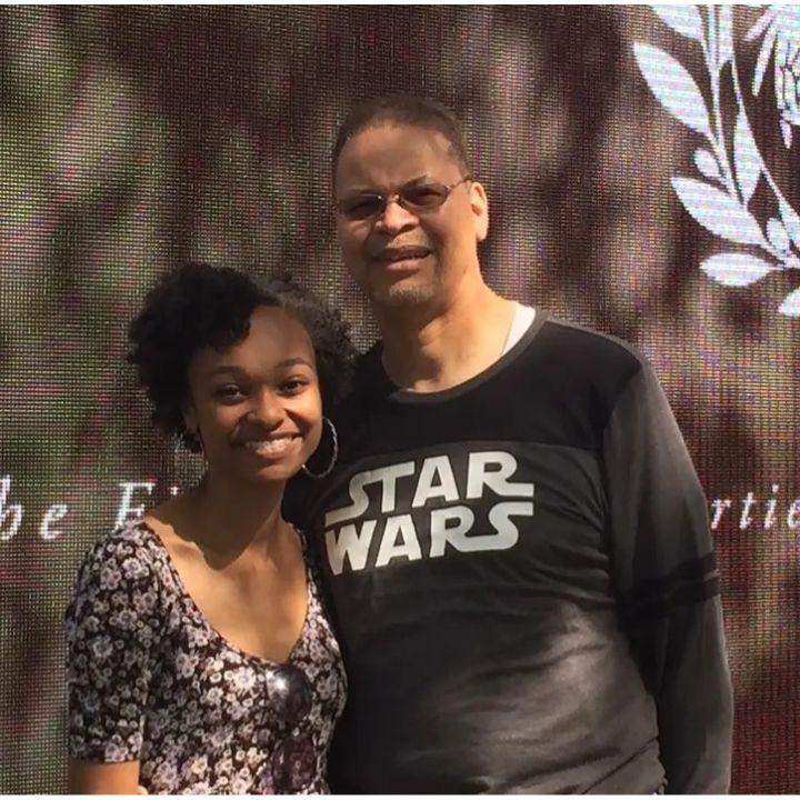David with his youngest daughter Brenda.