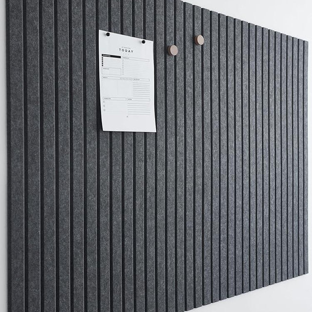 VIVELDA Large Bulletin Board 48x36 - Office Wall Organizer, Replace Your Old Cork Boards for Walls for Office Decor -12-Pack Felt Wall Panels to Use in Home Office Decor, Classroom Decor (Moonstone)