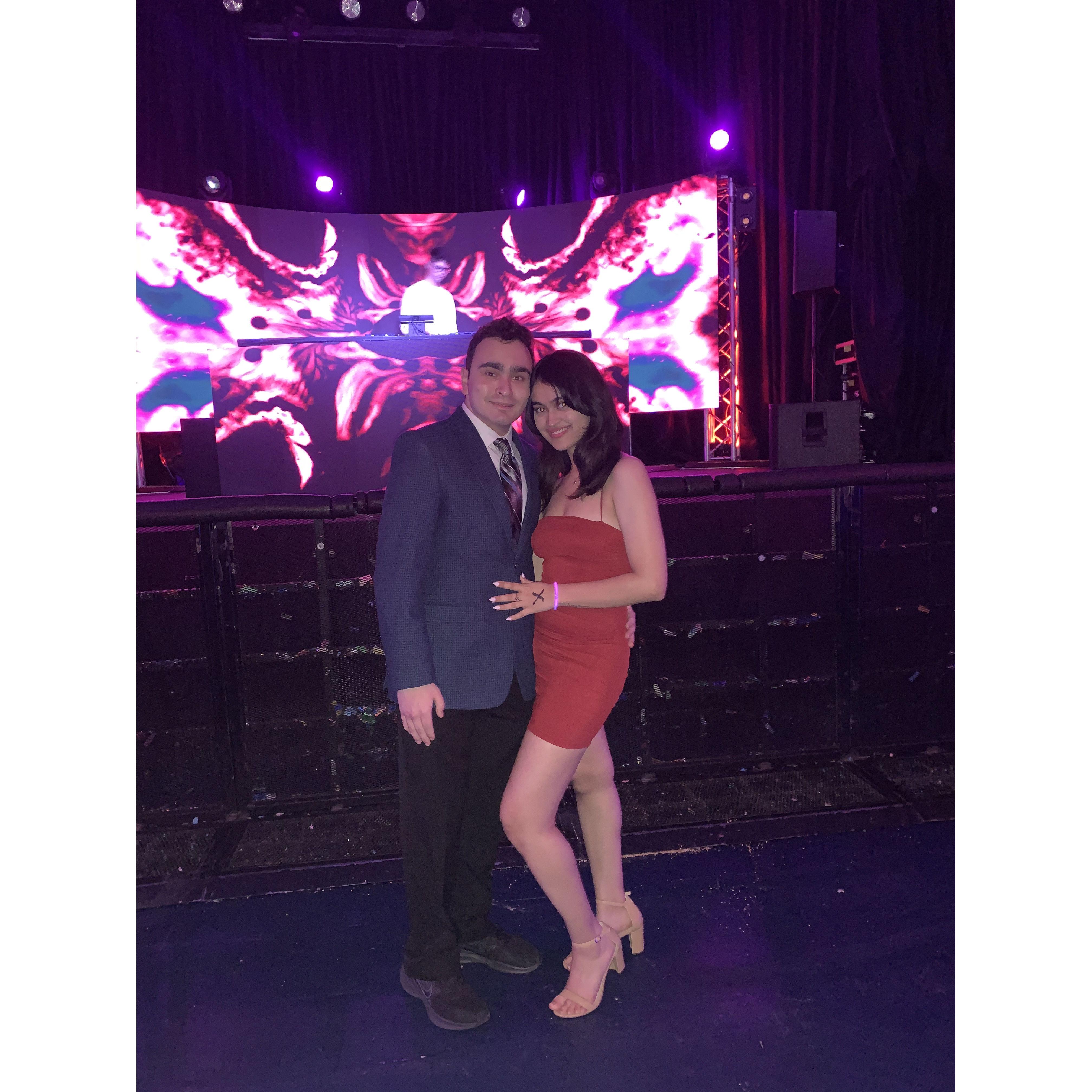 The night we knew there could be something special here. Our first date party!