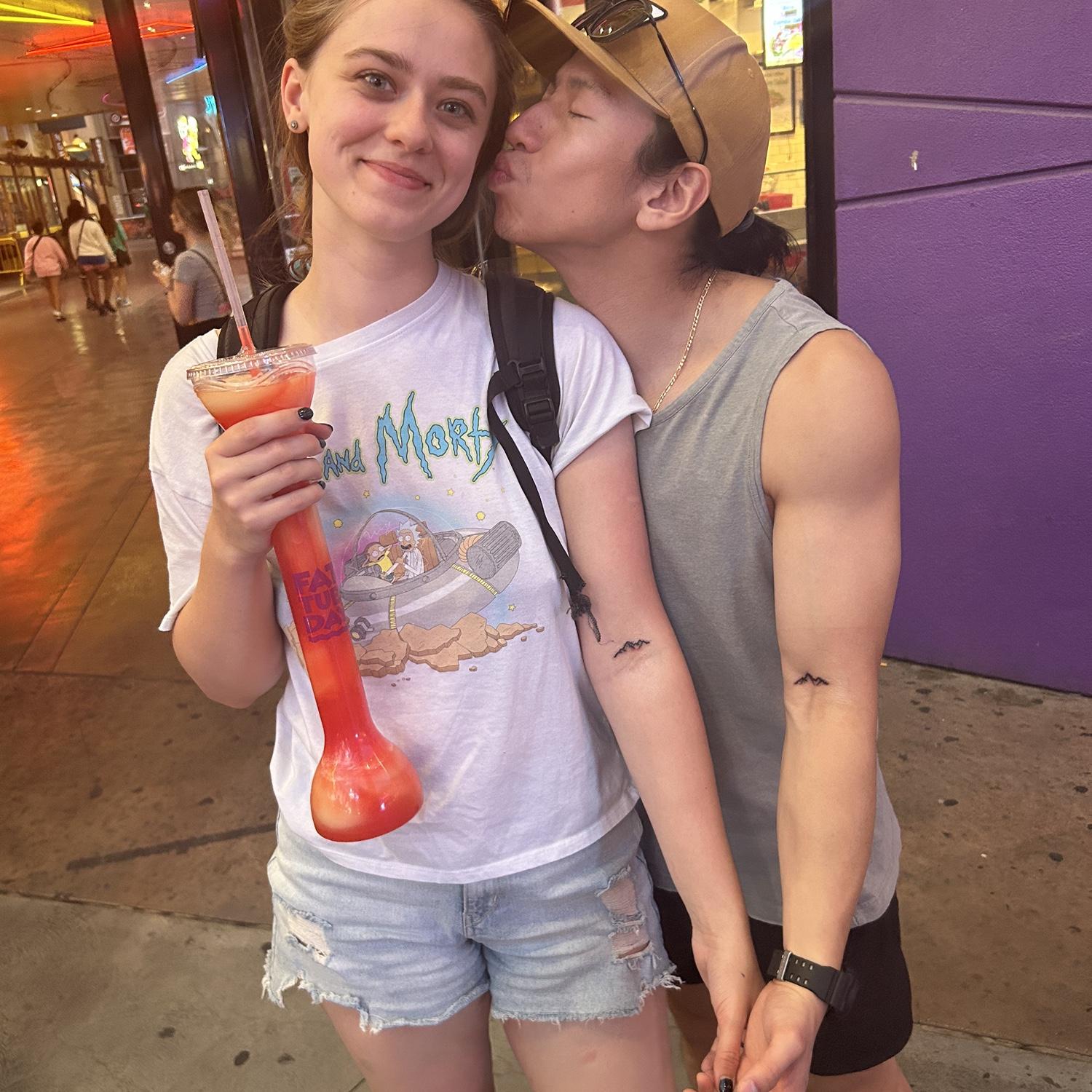 Vegas. $10. Matching Tats. The rest is a blur!