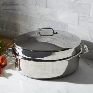 All-Clad ® Oval Roasting Pan with Lid