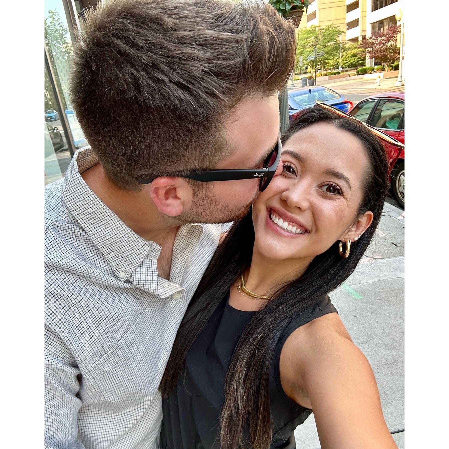 A night in downtown Roanoke celebrating Ali's 28th birthday