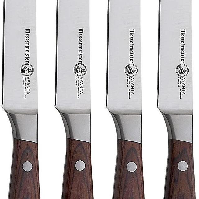 Messermeister Avanta Set Steak Knife, PAKKAWOOD, FINE EDGE