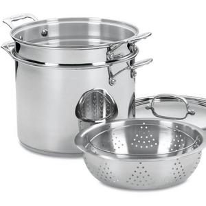 Cuisinart 77-412 Chef's Classic Stainless 4-Piece 12-Quart Pasta/Steamer Set