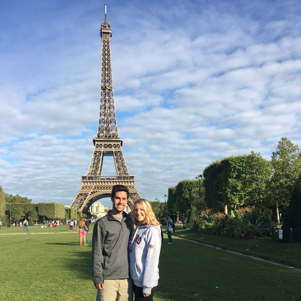 We loved hanging out under the Eiffel Tower during our Europe trip in August 2017!