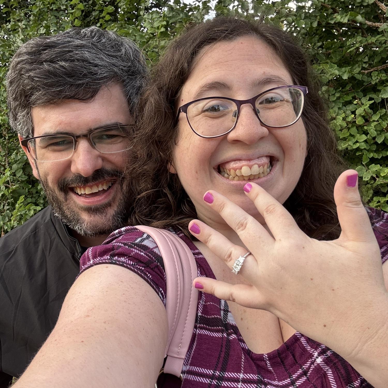 Right when we first got engaged!!