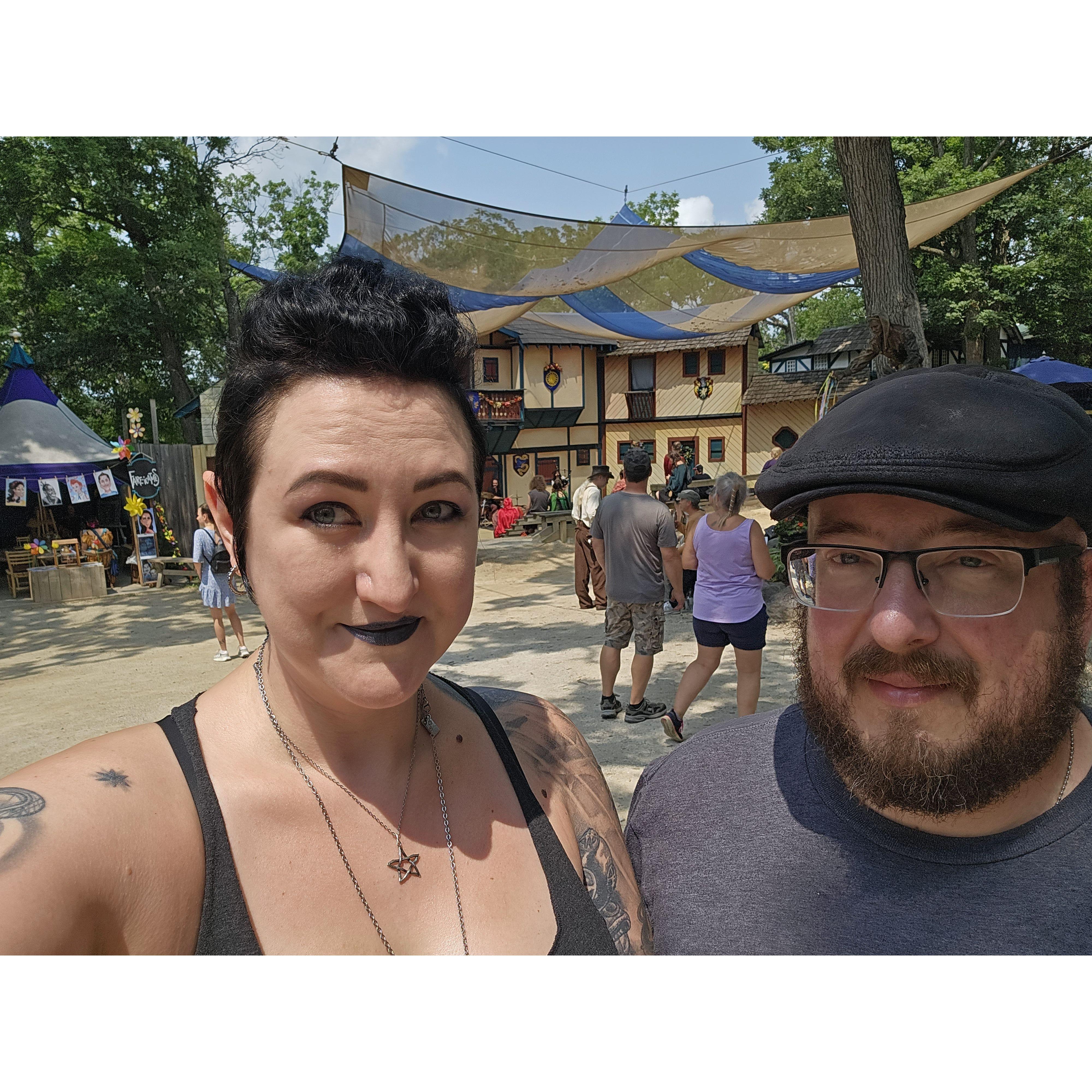 Lauren's first Wisconsin Renaissance Faire!