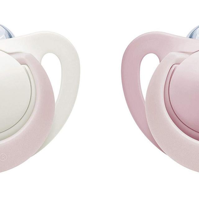 NUK Newborn Orthodontic Pacifiers, Girl, 0-2 Months, 2-Pack