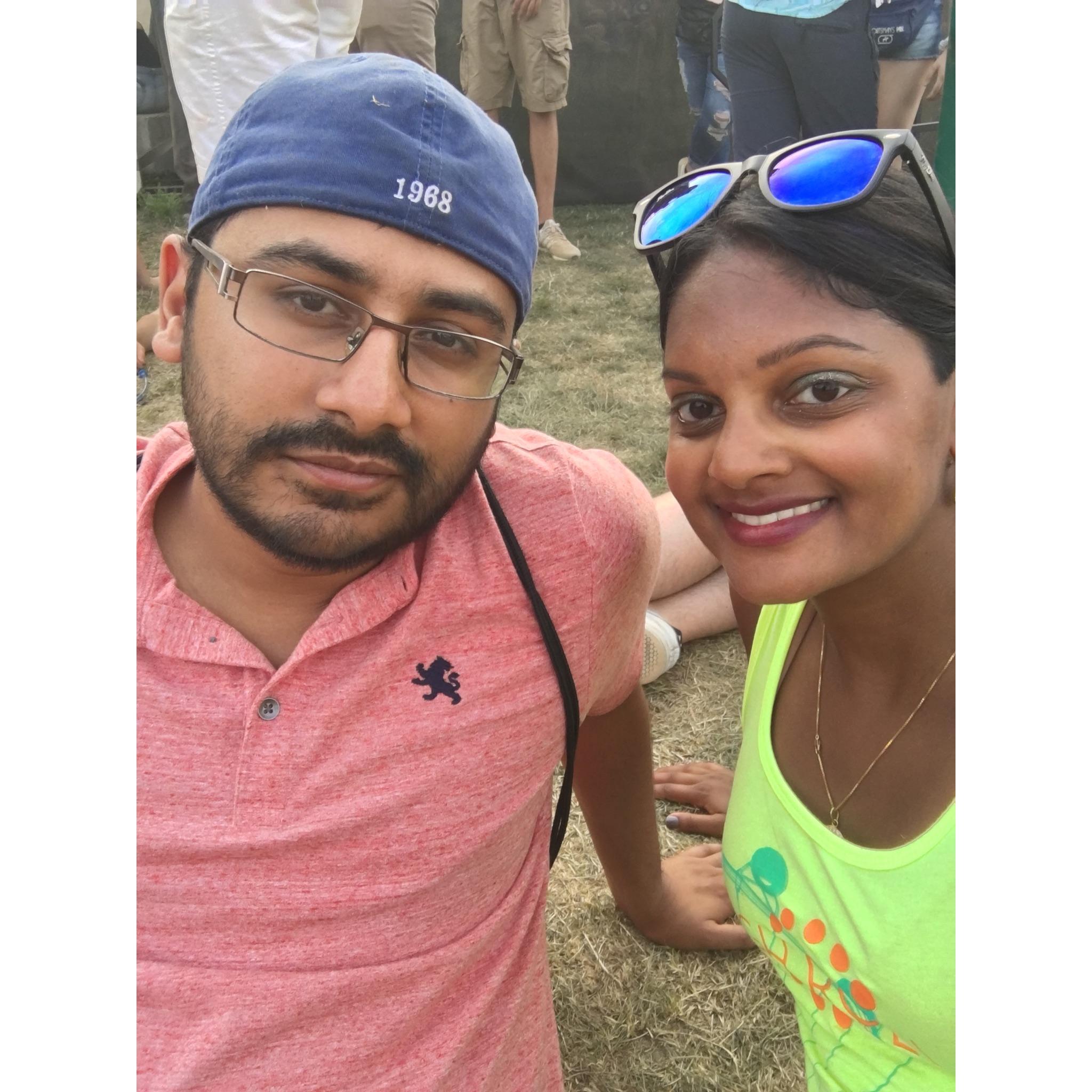 Hanging out at Lollapalooza