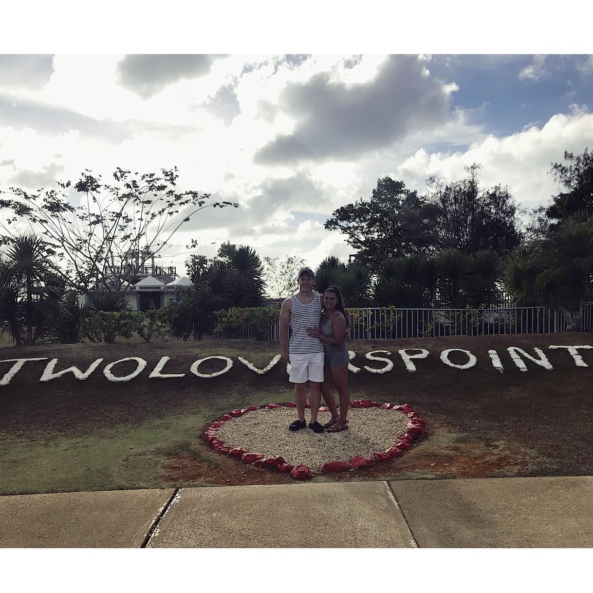 Another one of my favorite photos from Guam, taken at Two Lovers Point ❤️