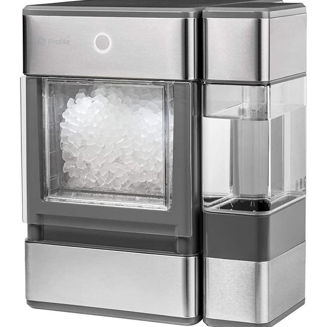 GE Profile Opal | Countertop Nugget Ice Maker with Side Tank | Portable Ice Machine Makes up to 24 lbs. of Ice Per Day | Stainless Steel Finish