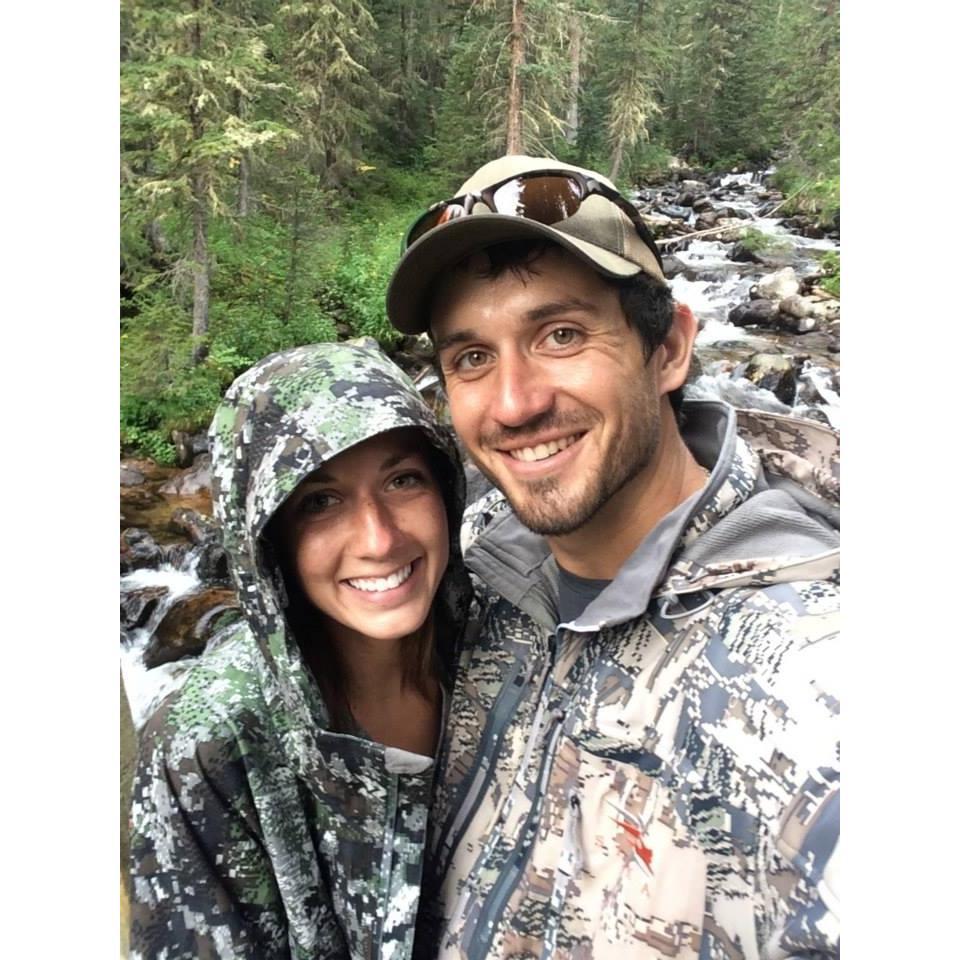 Our first hike together in Colorado up to Blue Ice Lake.