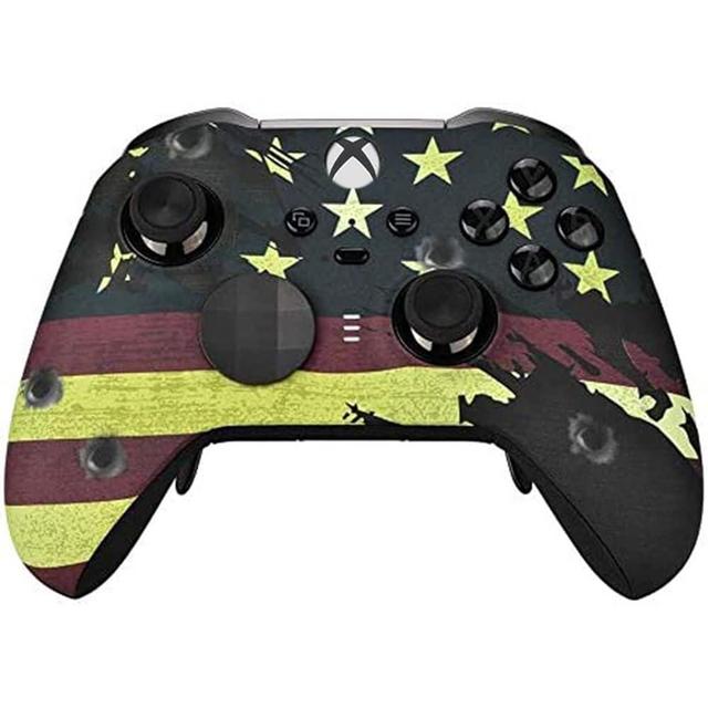 Custom Controllerzz Elite Series 2 Controller Compatible With Xbox One, Xbox Series S and Xbox Series X (US Flag)