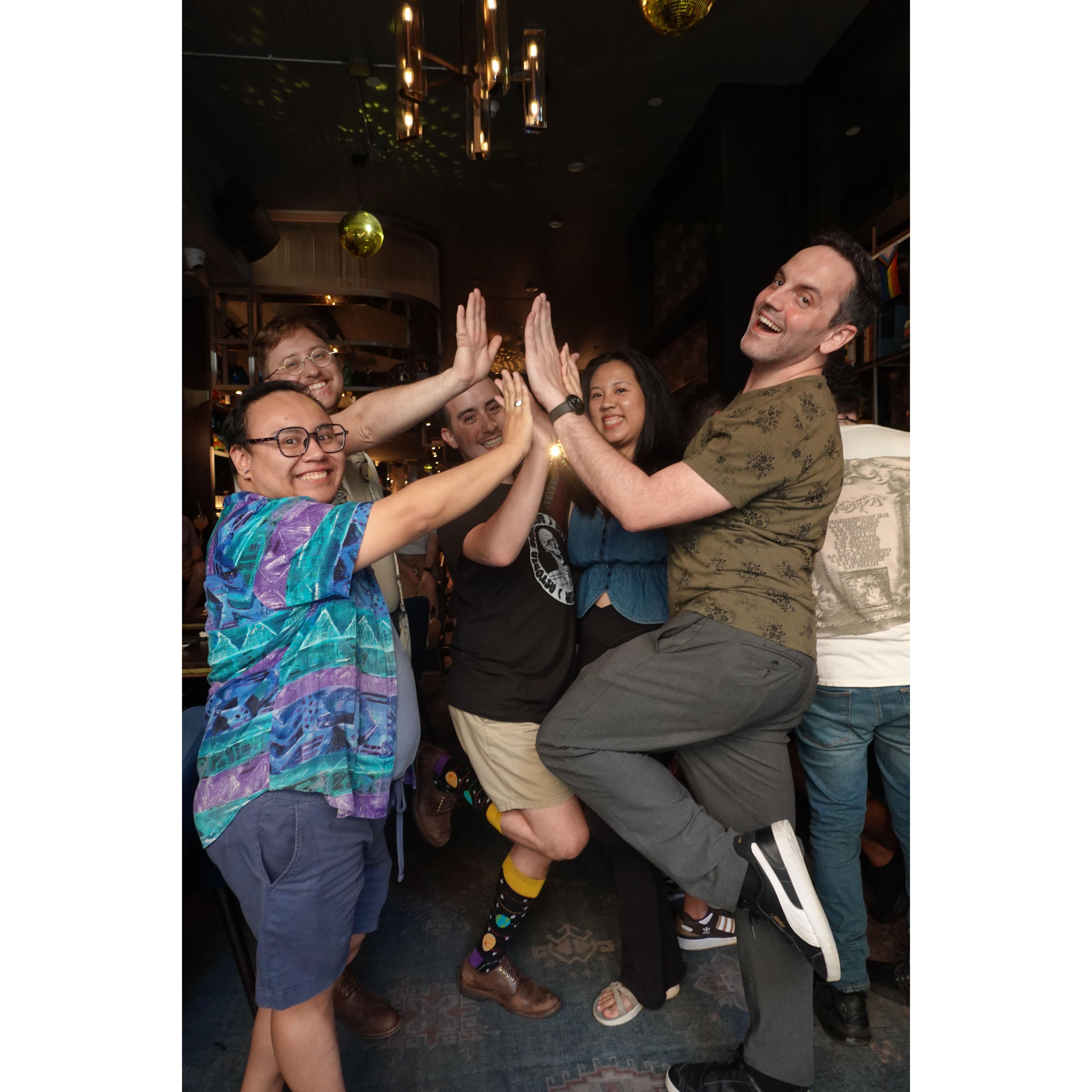 Roberto's Wedding Party Assemble!