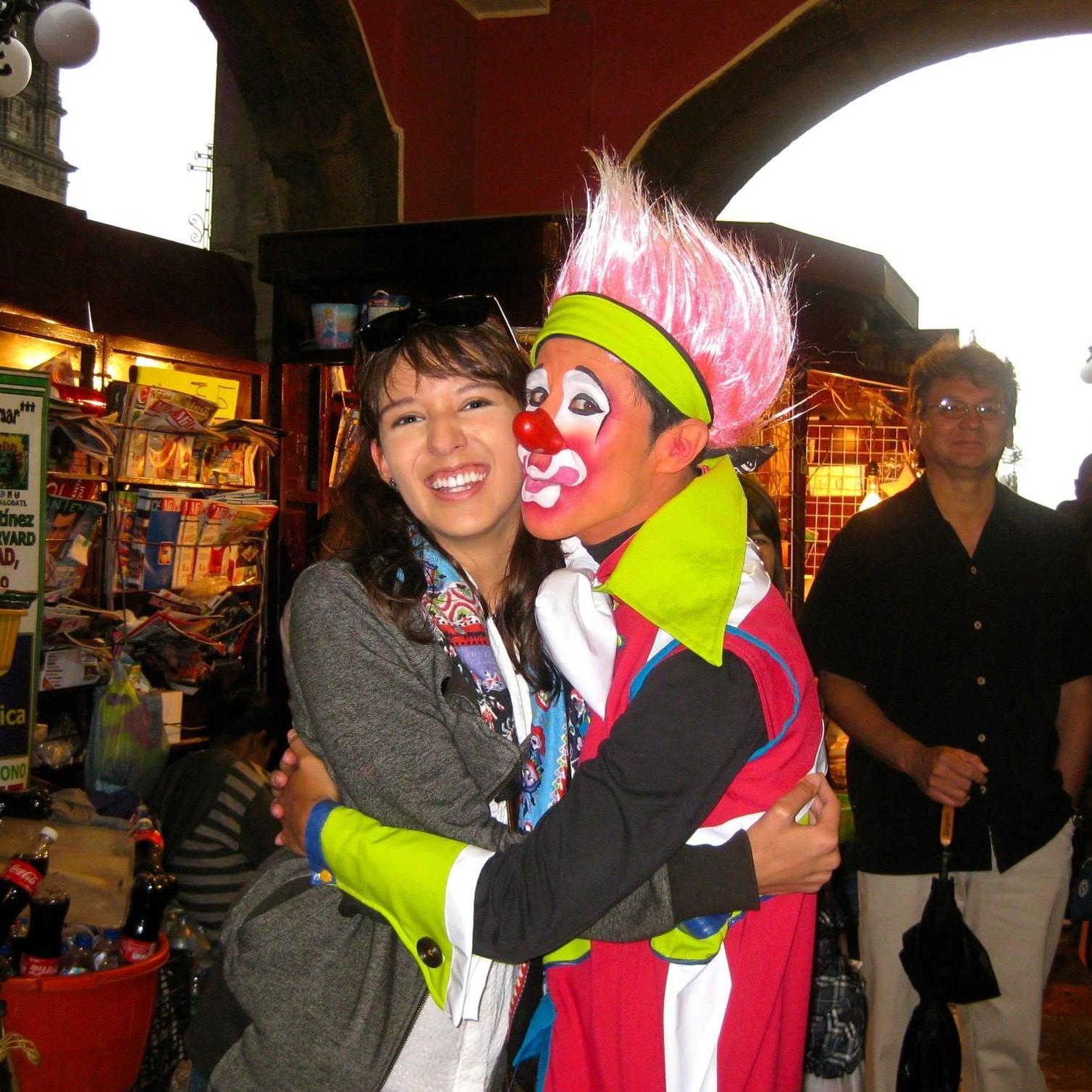 Clowns at el Zócalo