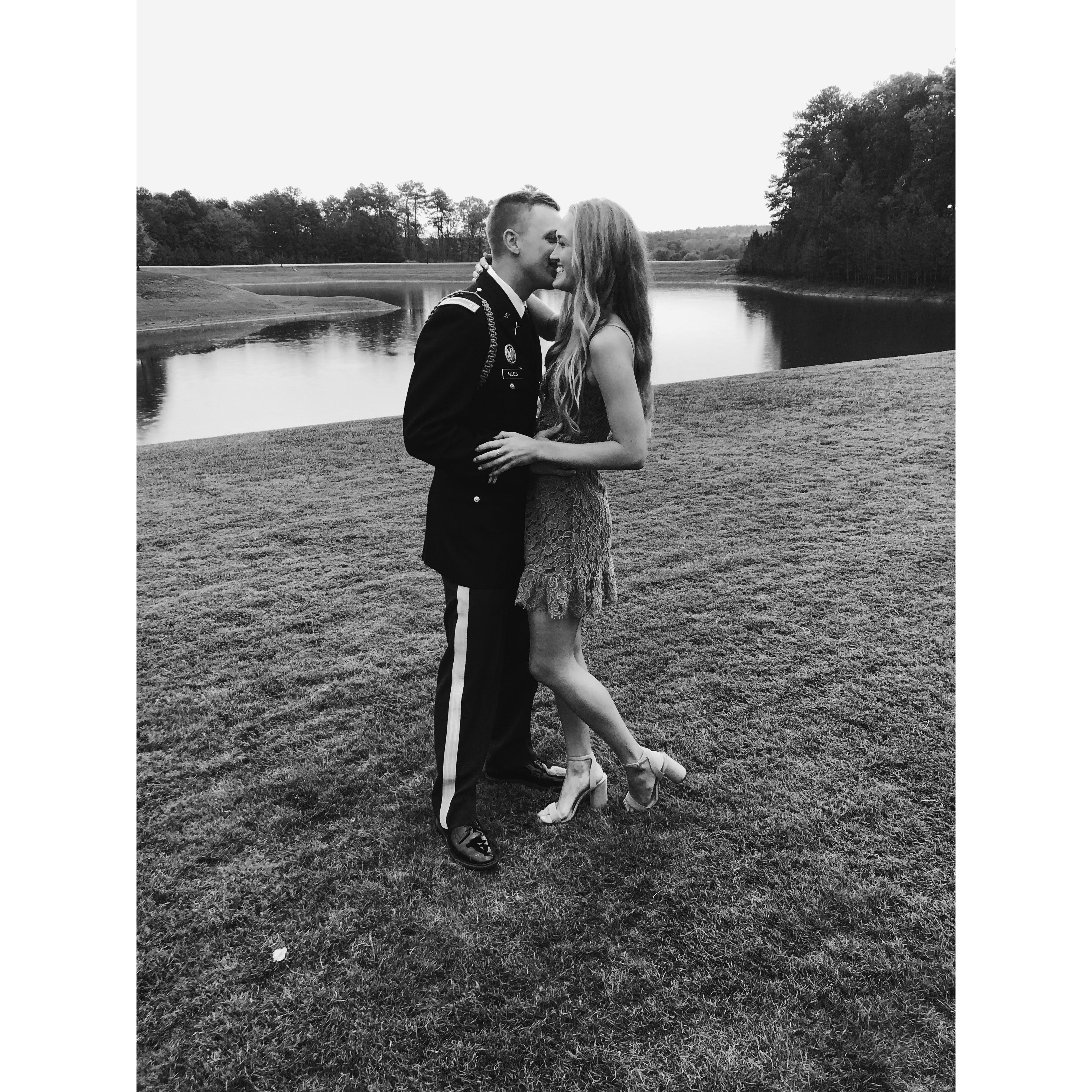 Luke's gotten me okay with PDA...