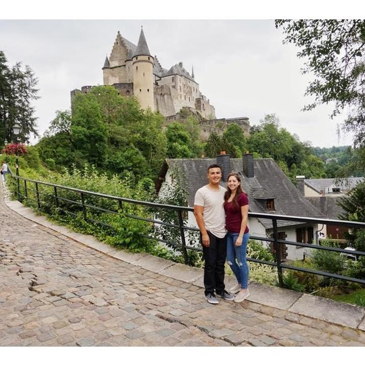 In Germany this past summer. During this trip Franky met my German/Luxembourgish family for the first time! It was so exciting and we can't wait to be back!!