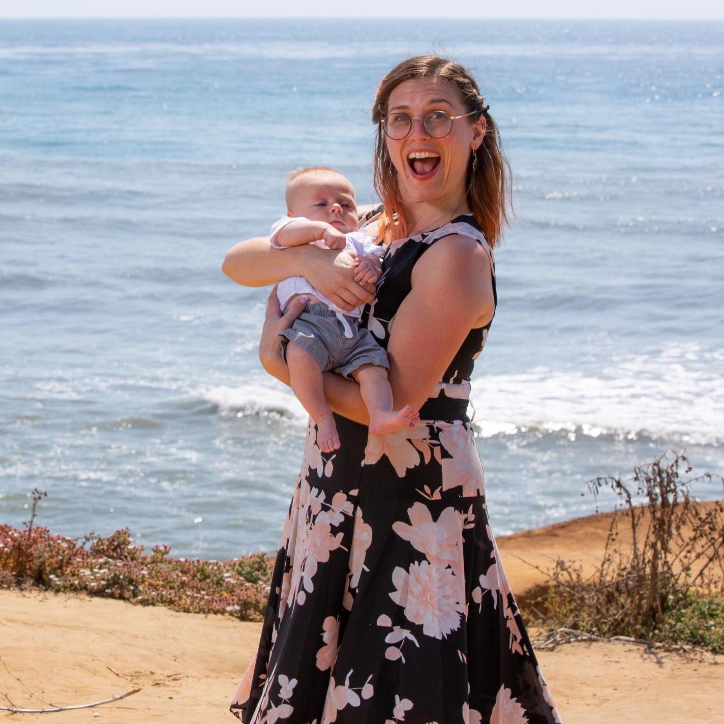 Emily and her nephew, Lucas.