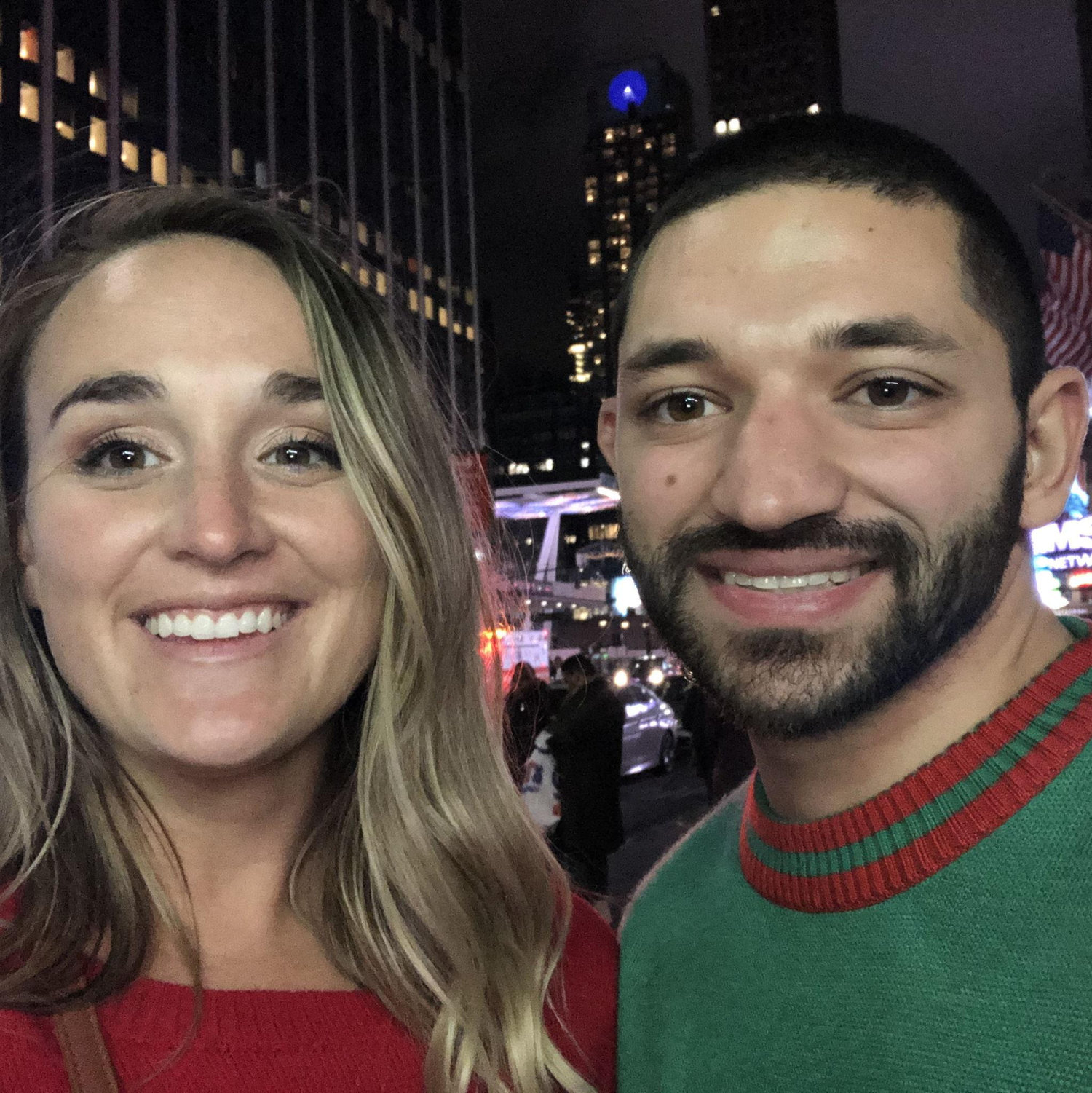 From our 1st date at "SantaCon" in NYC