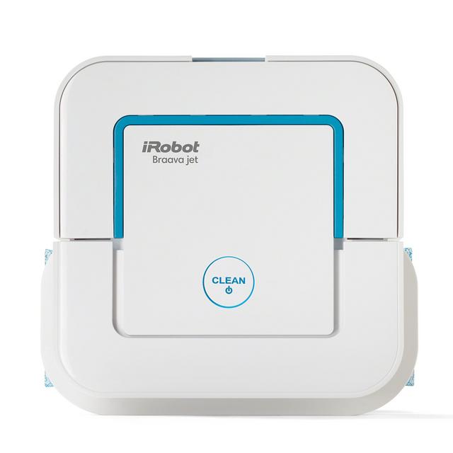 iRobot Braava jet 240 Superior Robot Mop - App enabled, Precision Jet Spray, vibrating cleaning head, wet and damp mopping, dry sweeping modes