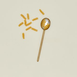 Simple Metal Slotted Spoon