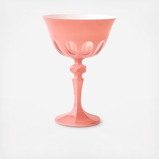 Rialto Milk Coupe Glass, Set of 2