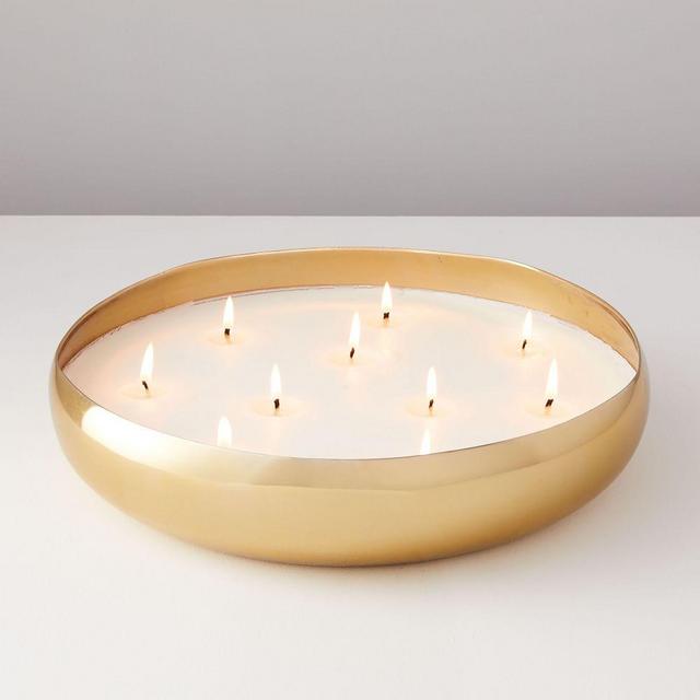 Oversized Metal Candle