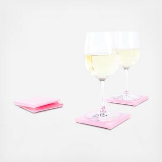 Acrylic Coaster, Set of 4