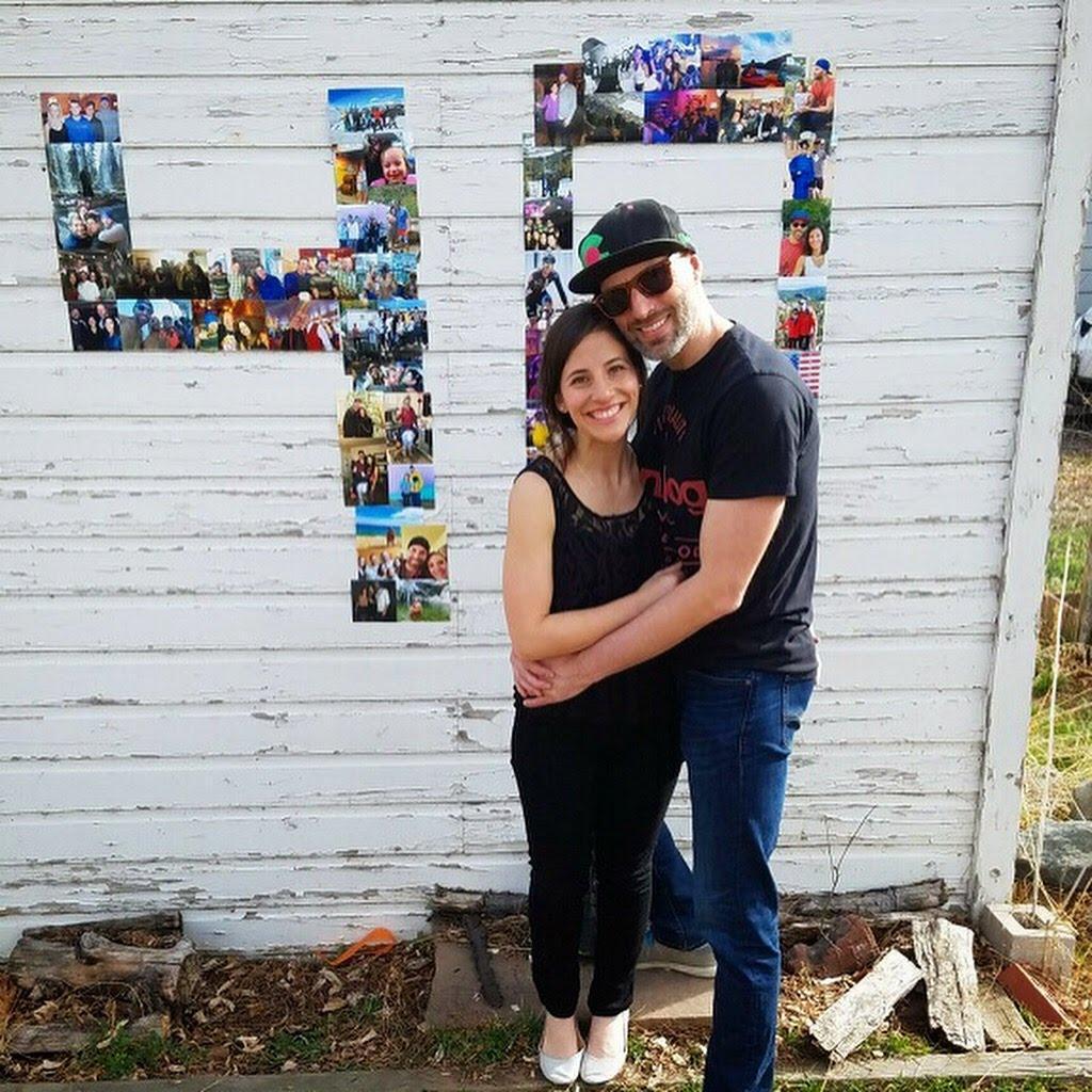 Celebrating Dan's 40th birthday with a surprise party in March 2018.