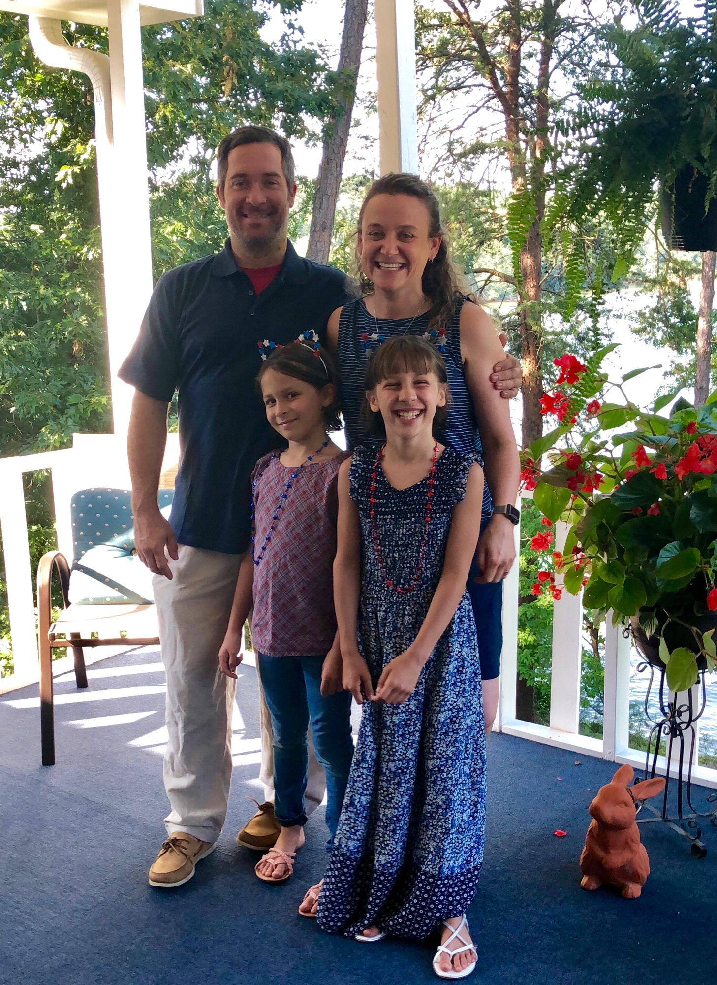 Our first family 4th of July Celebration with The Desselle's at Lake Hartwell
