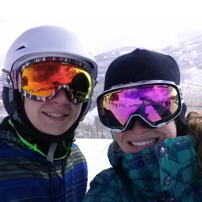Snowboarding at The Canyons