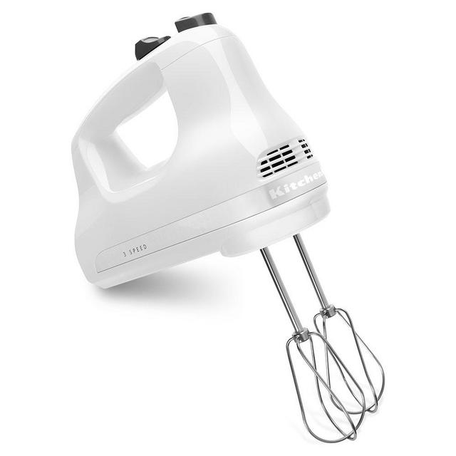KitchenAid 3-Speed Hand Mixer - White