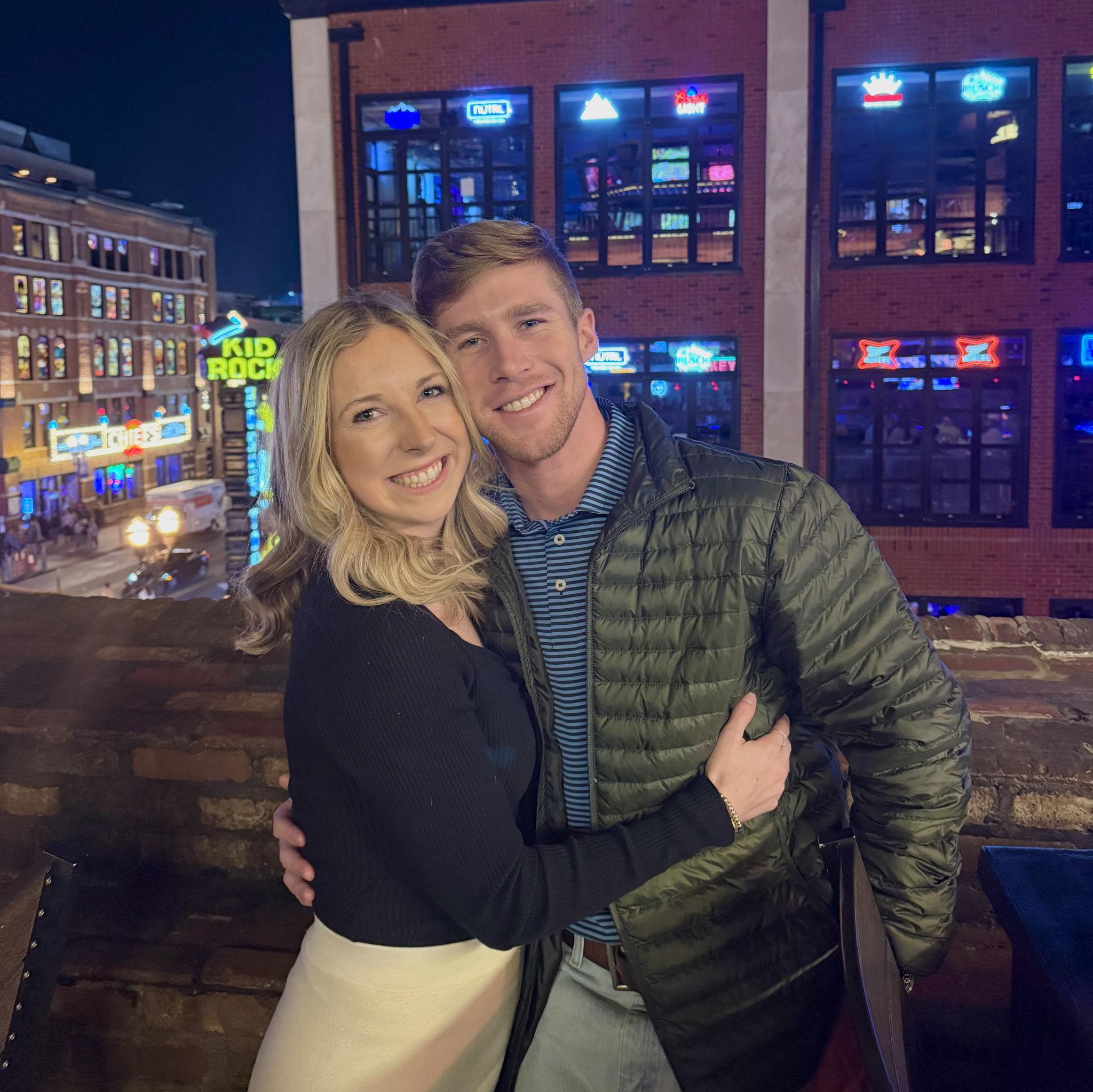 A week after dating, Lauren and Ethan drove to Nashville for New Years!