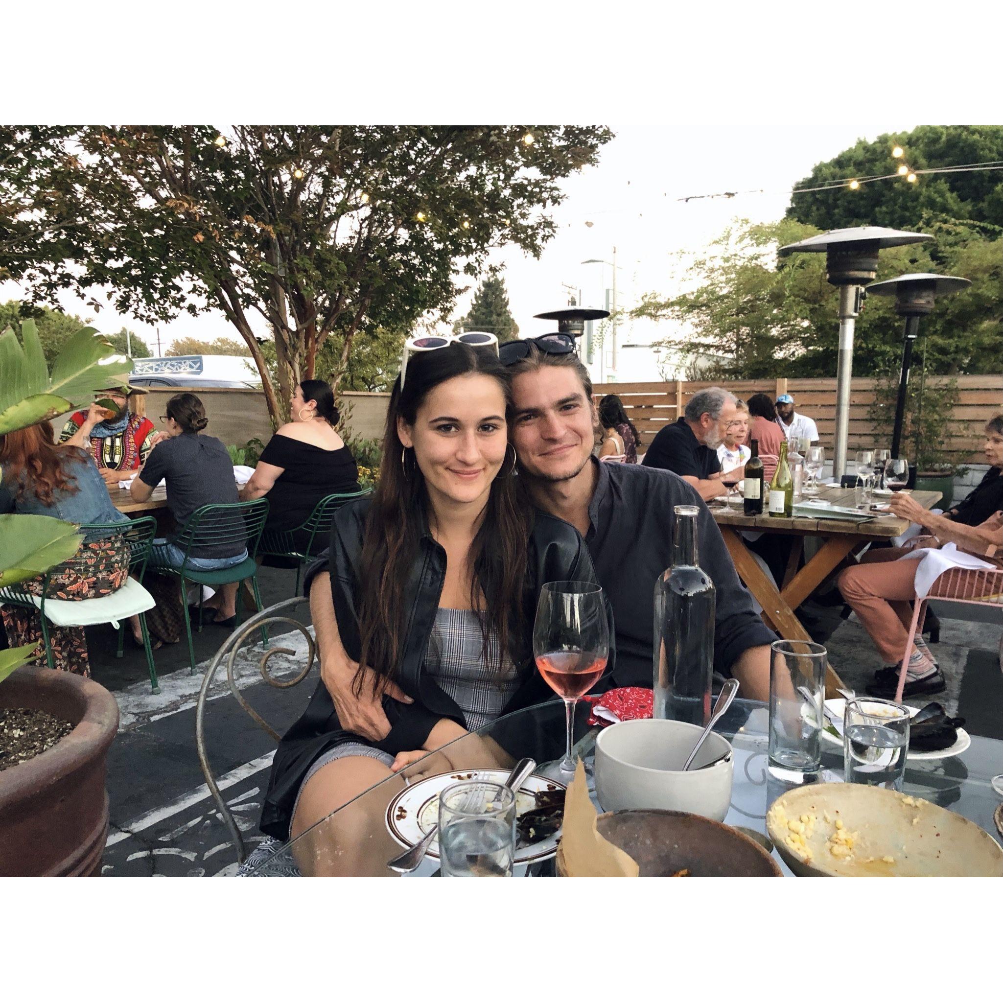 Dinner at Hatchet hall in Culver City!