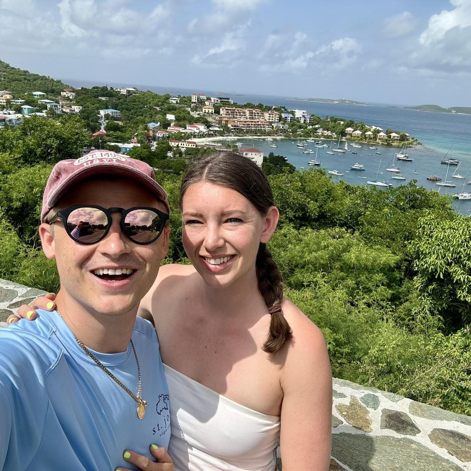 Trip to St. John in the US Virgin Islands with Catie's family
