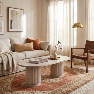 Octavia Pedestal Coffee Table