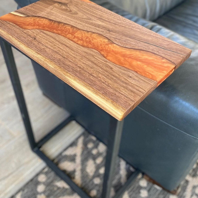 C Table *WIDE ORIENTATION* || Laptop Table || Sofa Table **Free Shipping**Made to Order*