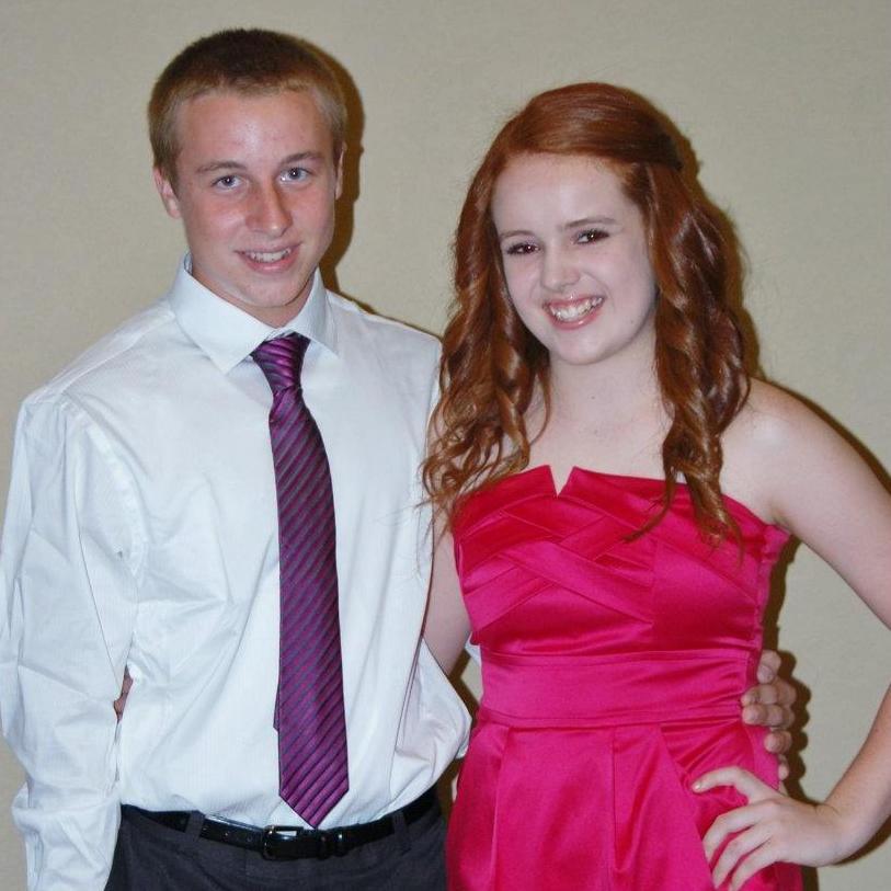 Sophomore year homecoming - we weren't dating yet! Thankful for braces & out growing baby faces!