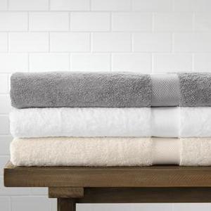 Boll & Branch Organic Cotton Bath Towels - White