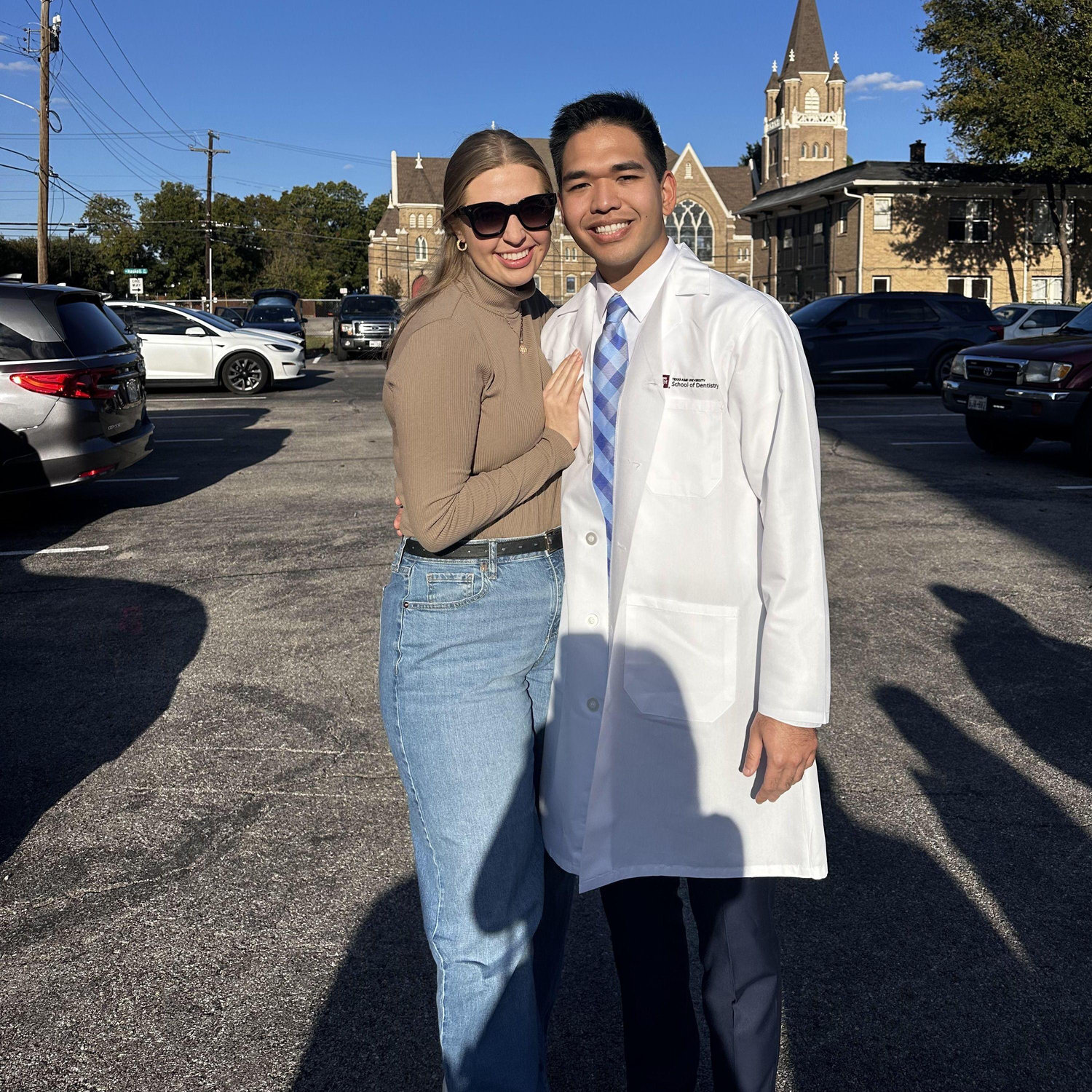 White Coat Ceremony 11/3/2023
Tristan received his white coat for dental school, surrounded by proud family. We’re all so excited for him and definitely looking forward to free cleanings!