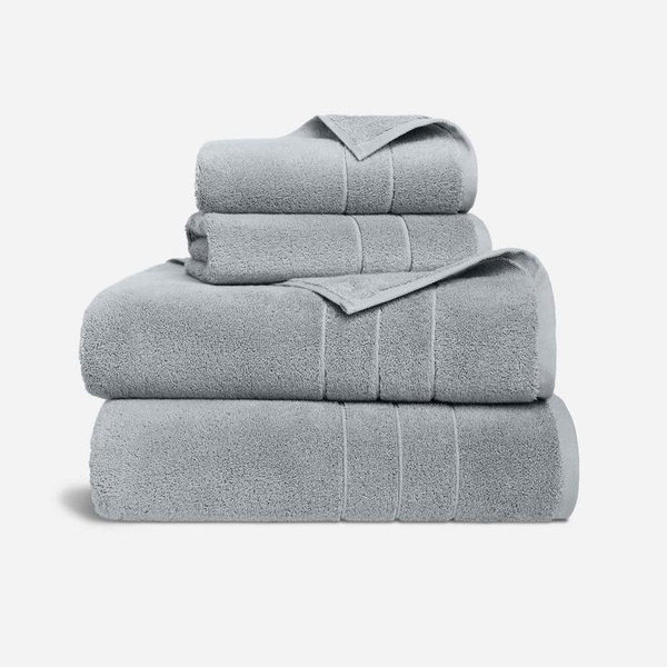 Super-Plush Turkish Cotton Bath Sheet Bundle - Smoke