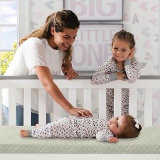 Spring Breeze 4-inch Breathable Mini Baby Crib Mattress